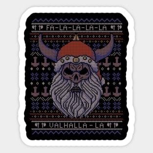 Viking Christmas Sticker